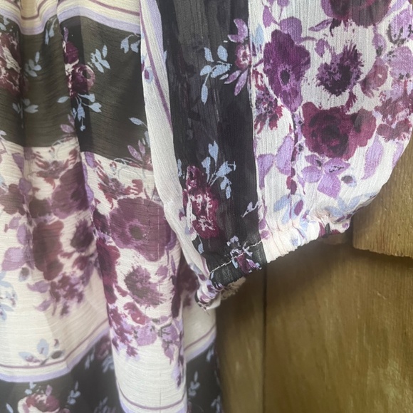 CRYSTAL DOLLS Womens Beige Lined Tie Closure 3/4 Sleeve A-Line Dress XS - Picture 12 of 17